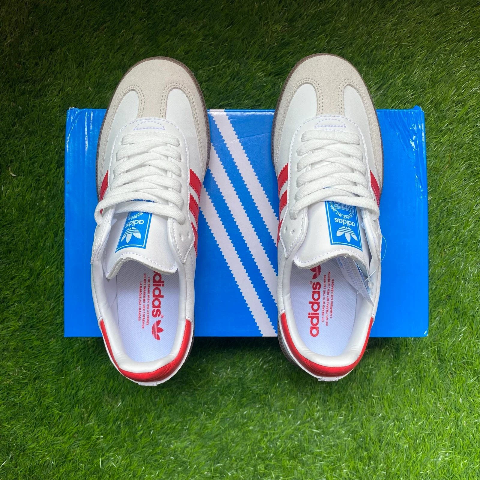 Adidas Samba OG White and Red | Size 39 | New | With Box – photo 4